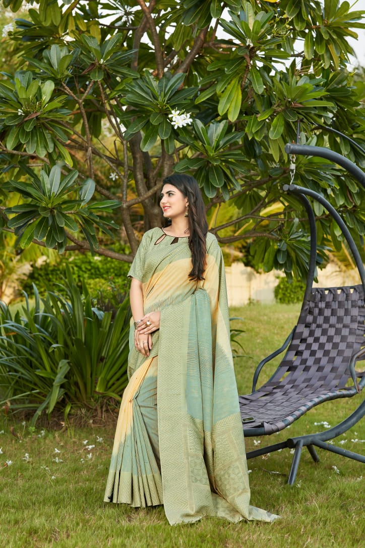 Rajyog Paridhan Silk Pure Cotton Silk Designer Party Wear Saree Collection at Wholesale Price